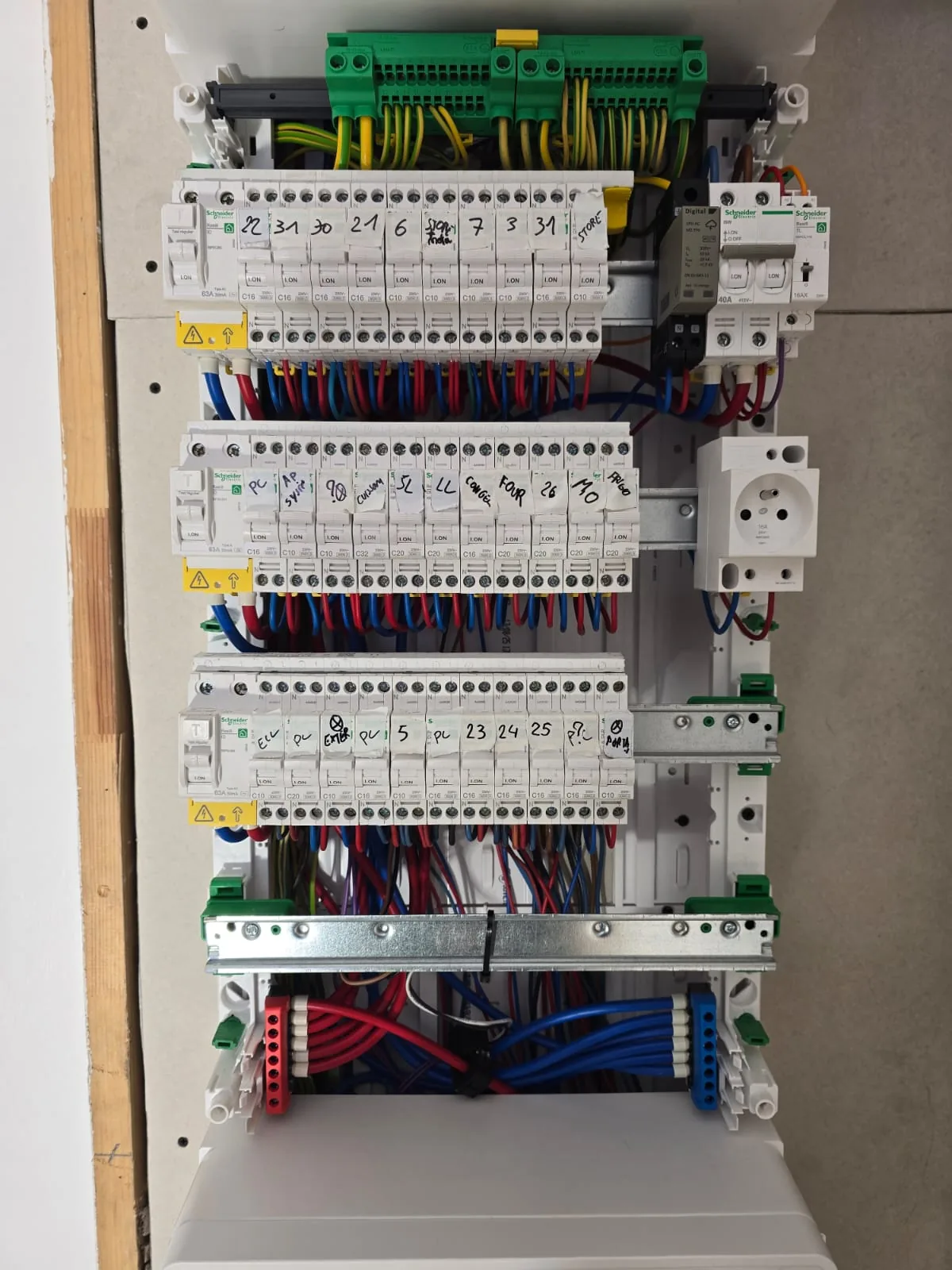 Tableau électrique réalisé par DEP ELEC 74